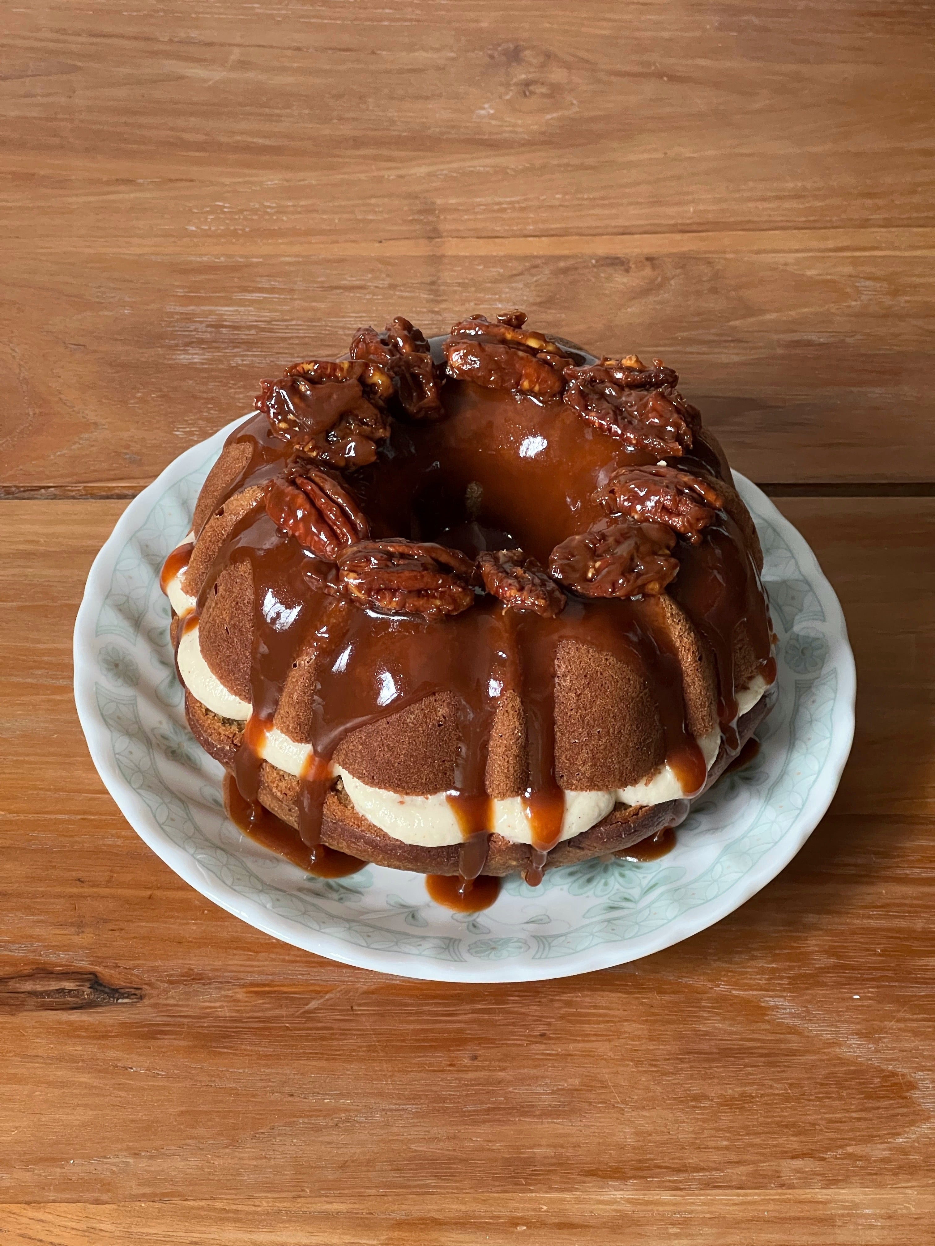 Salted Caramel Banana Pecan